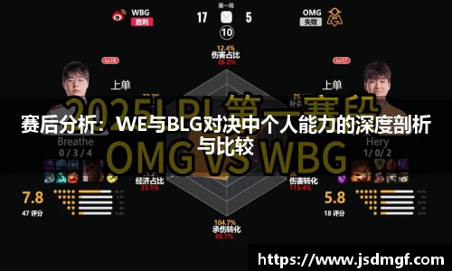 赛后分析：WE与BLG对决中个人能力的深度剖析与比较